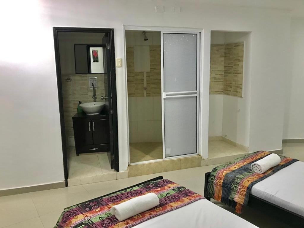 The Cantamar Beach Hostel 산타마르타 외부 사진