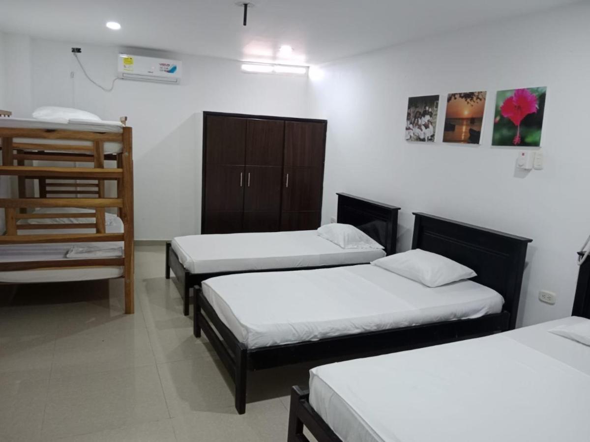 The Cantamar Beach Hostel 산타마르타 외부 사진