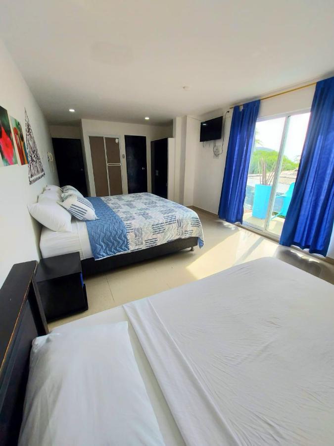 The Cantamar Beach Hostel 산타마르타 외부 사진