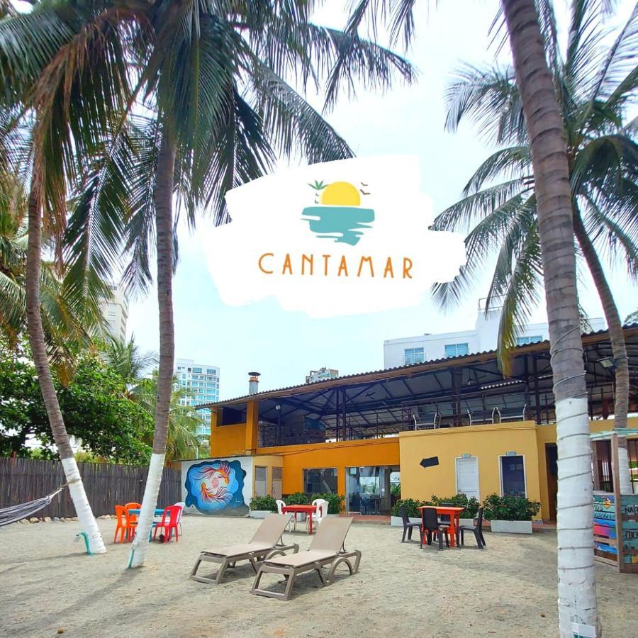 The Cantamar Beach Hostel 산타마르타 외부 사진