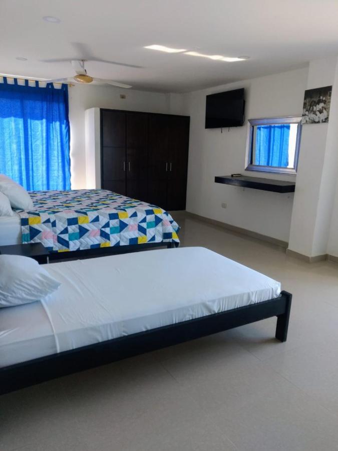 The Cantamar Beach Hostel 산타마르타 외부 사진
